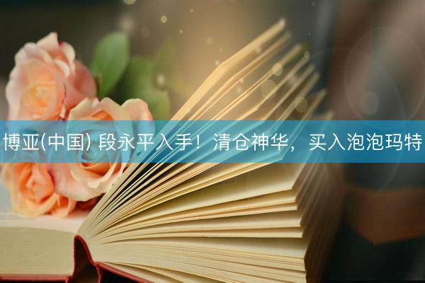 博亚(中国) 段永平入手！清仓神华，买入泡泡玛特