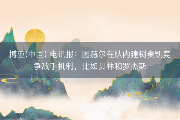 博亚(中国) 电讯报:图赫尔在队内建树奏凯竞争敌手机制,比如贝林和罗杰斯